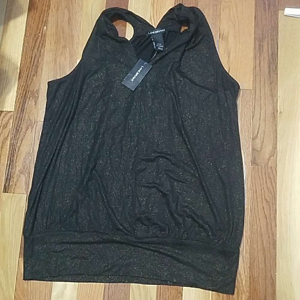Lane Bryant Women metallic shimmer top 14/16